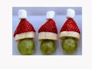 grinch kabobs